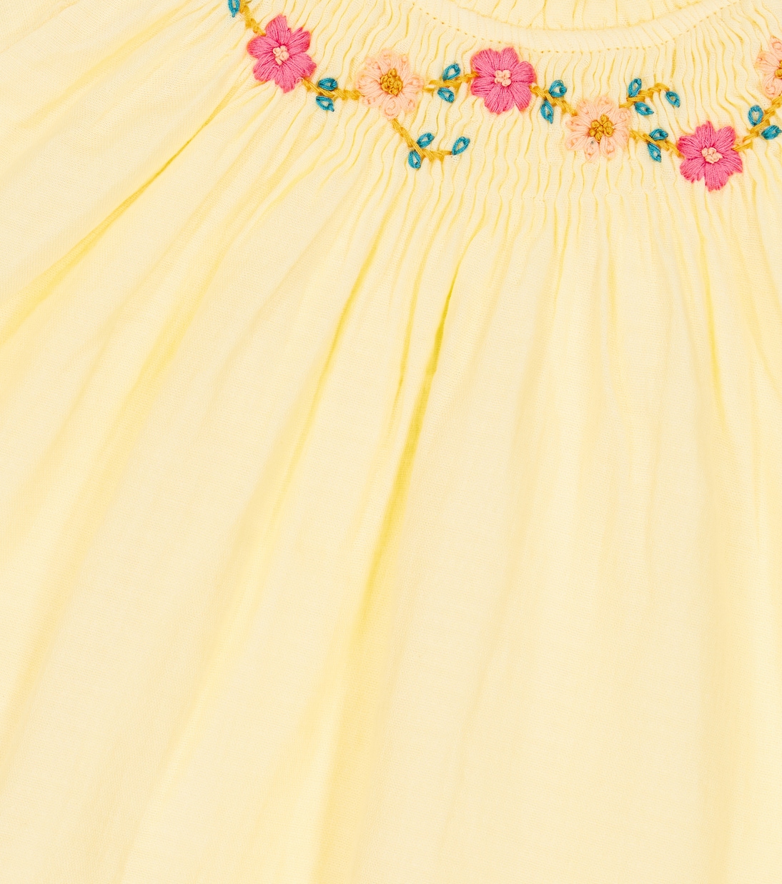 Besticktes Kleid Edith aus Baumwolle | Louise Misha