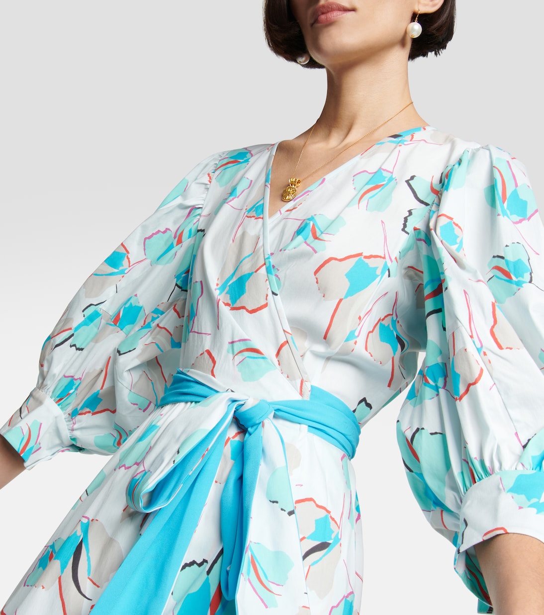 Abito midi a portafoglio Roxanna | Diane von Furstenberg