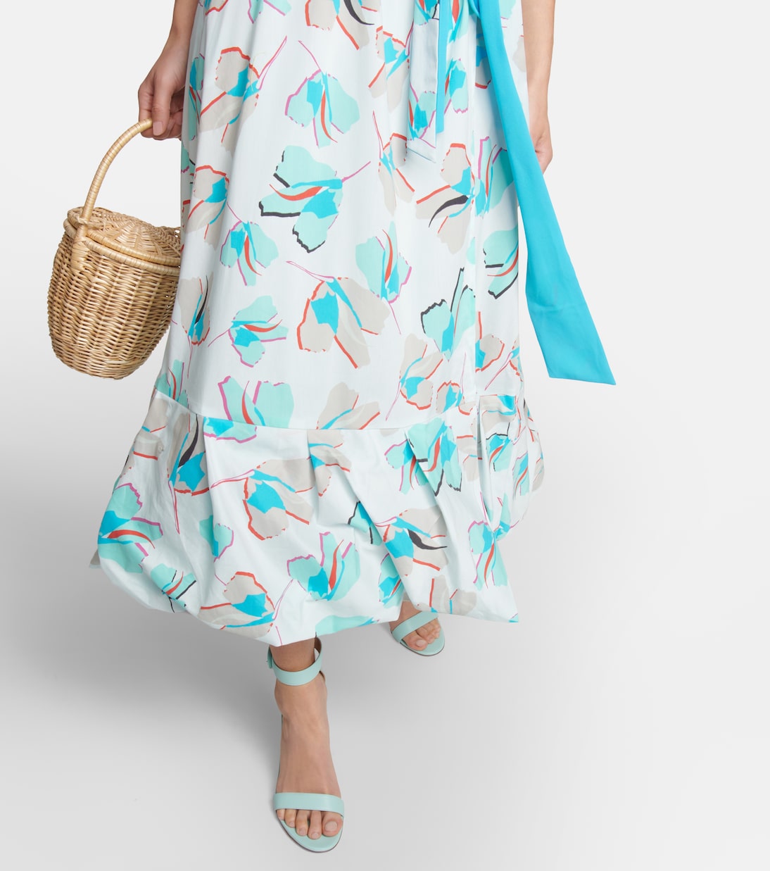 Abito midi a portafoglio Roxanna | Diane von Furstenberg