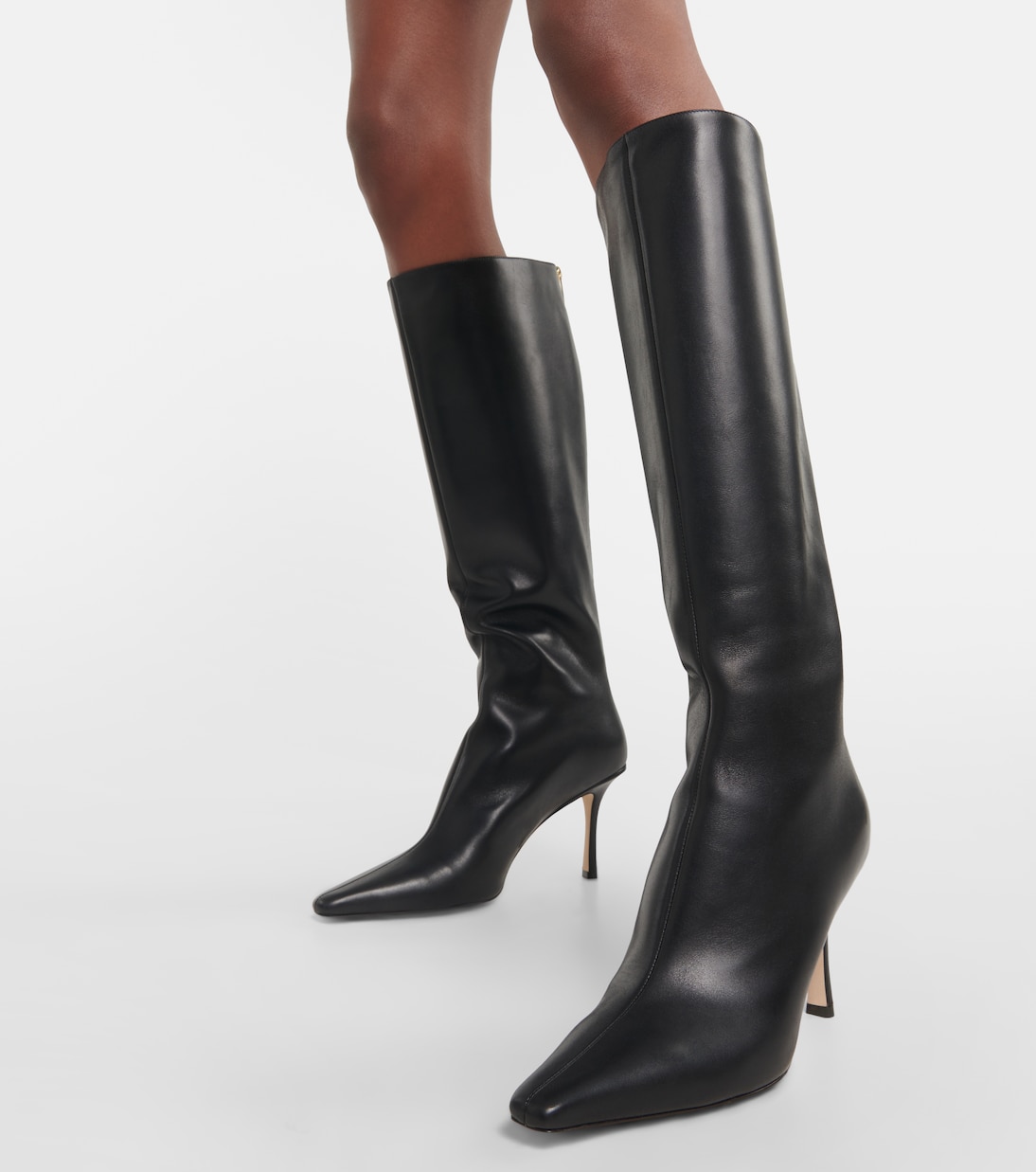 Botas altas Agathe 85 de piel | Jimmy Choo