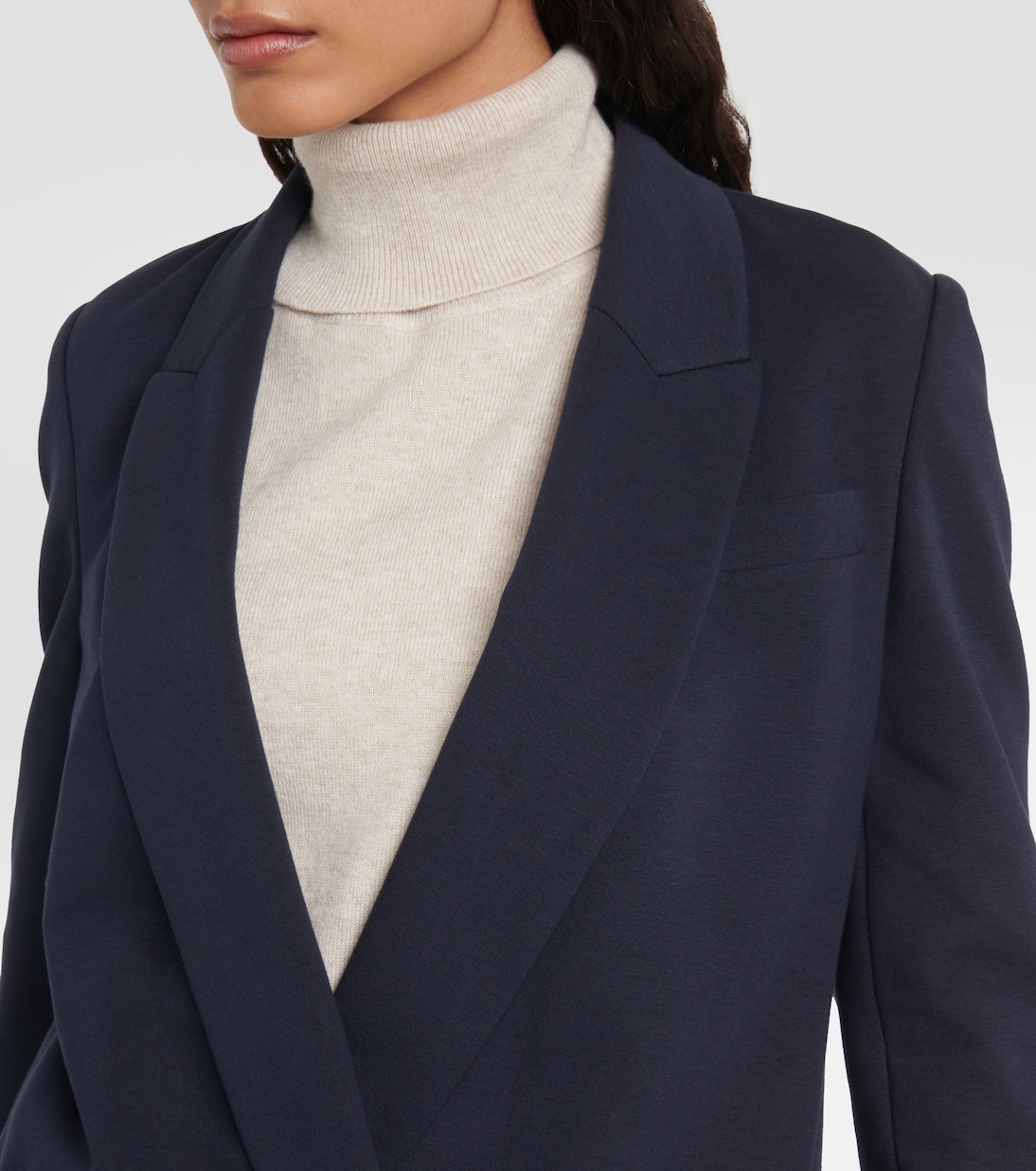 Blazer monopetto in misto cotone | Brunello Cucinelli