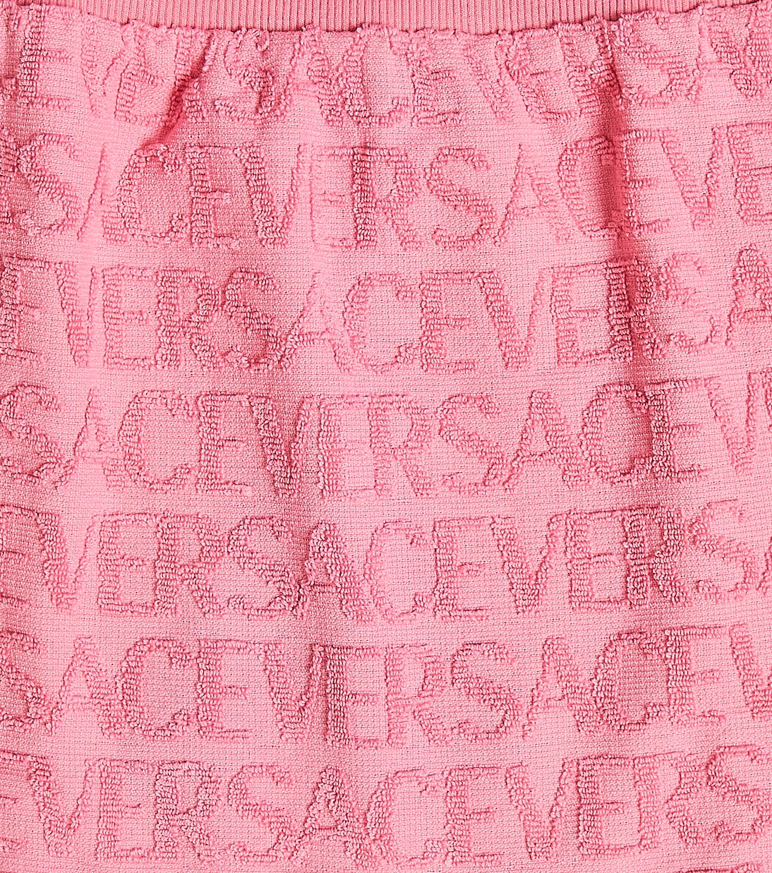 Jupe en coton à logo | Versace Kids