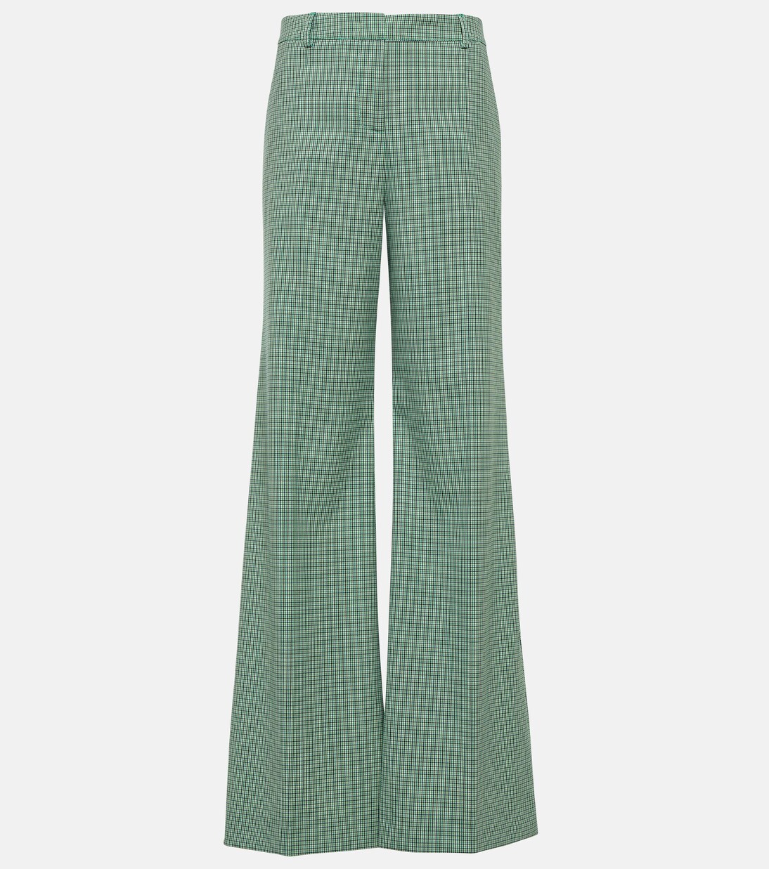 Pantalon ample en laine mélangée à carreaux | Etro