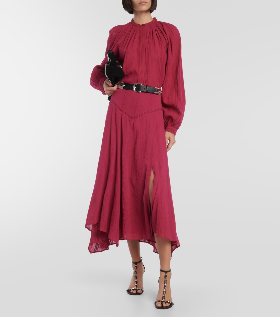 Gonna midi Aline in misto cotone | Marant Etoile