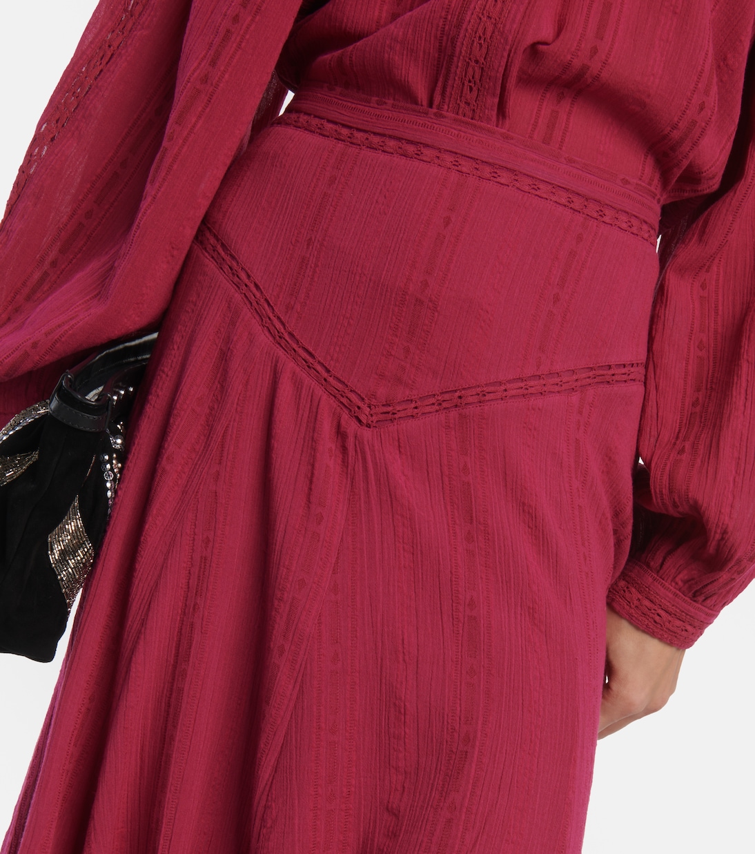Gonna midi Aline in misto cotone | Marant Etoile