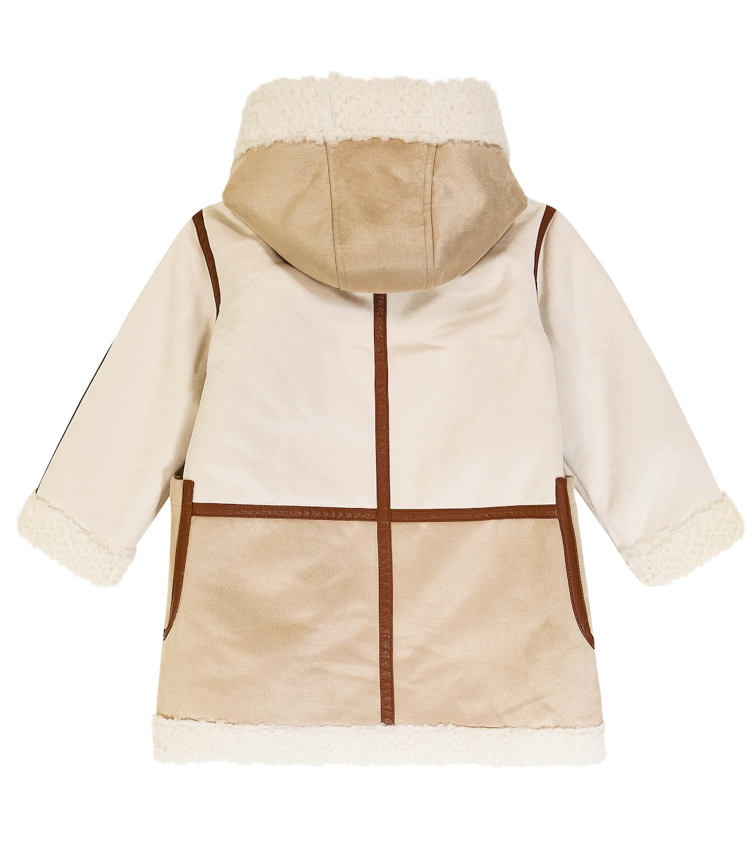 Abrigo con borrego sintético | Chloé Kids