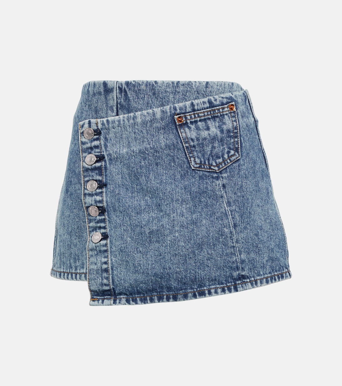 Falda wrap en denim | Re/Done