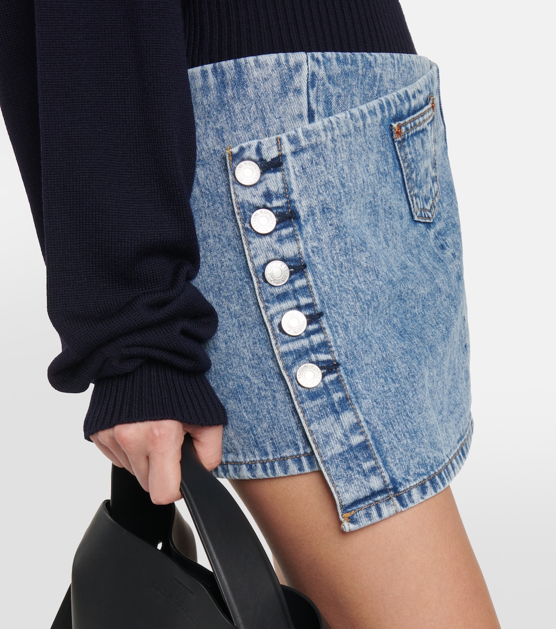 Falda wrap en denim | Re/Done