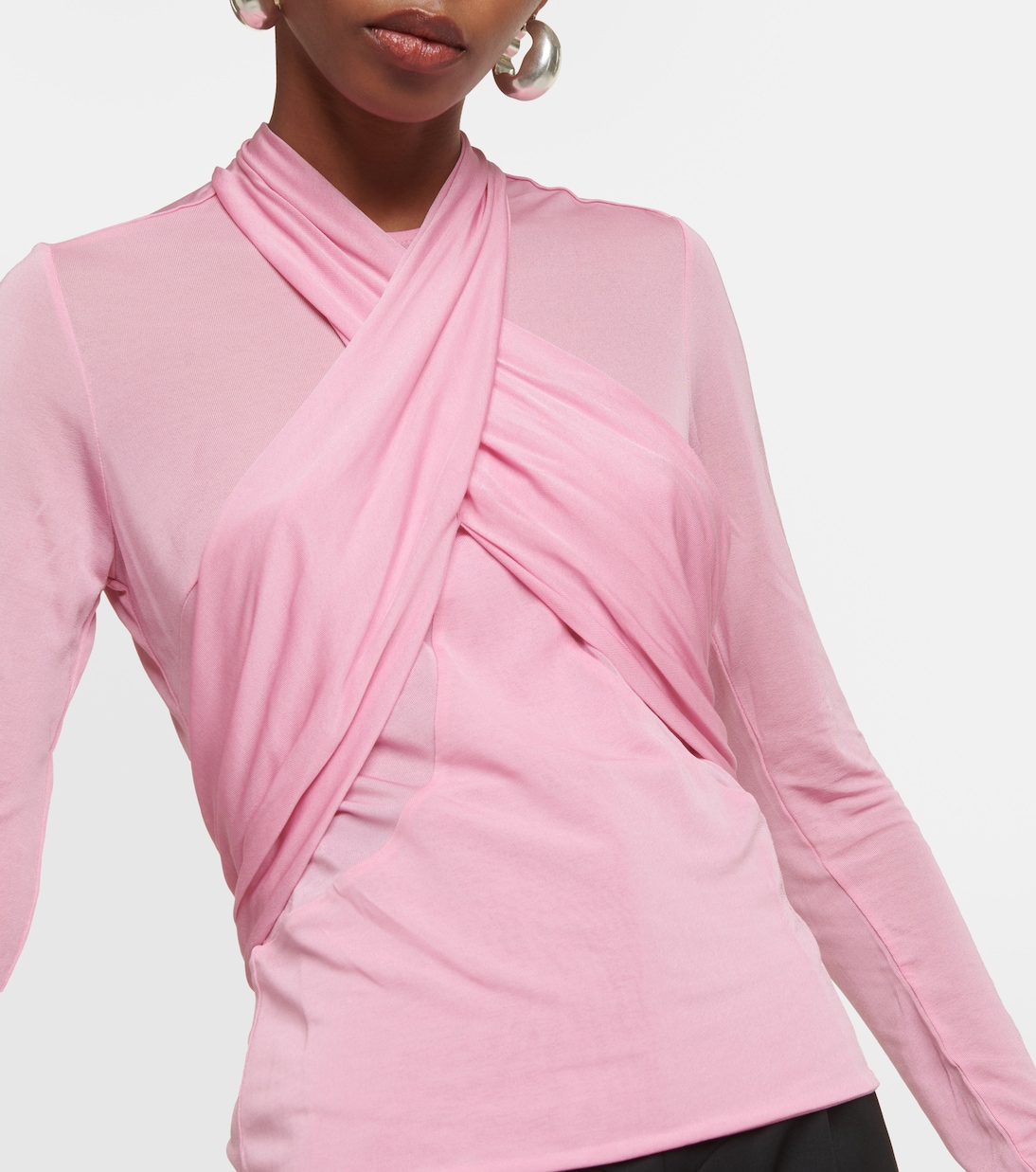 Top Resly in jersey semitrasparente | Isabel Marant