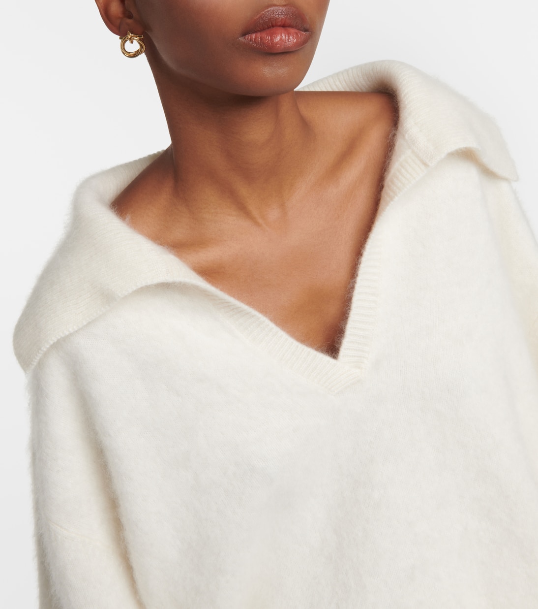Kerry brushed cashmere sweater | Lisa Yang