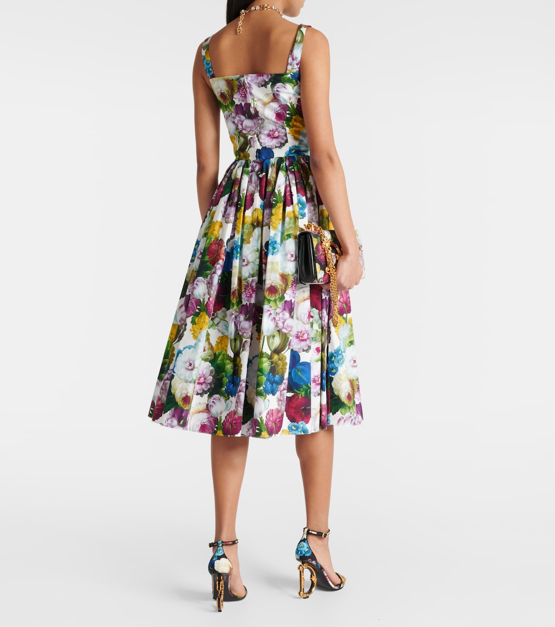 Midikleid aus Baumwolle | Dolce&Gabbana