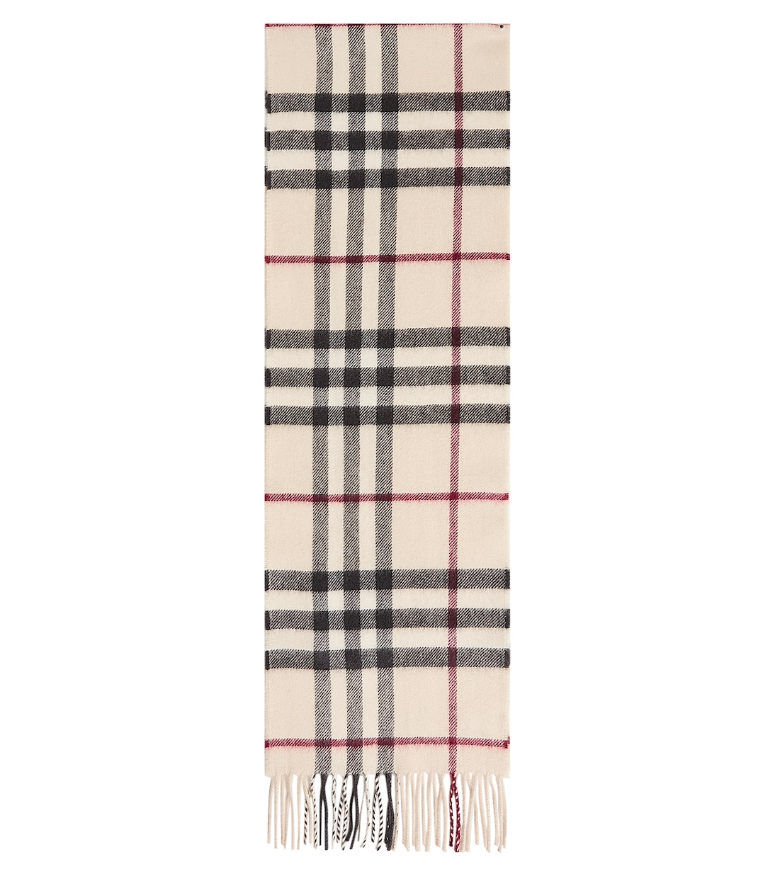 Burberry Check cashmere scarf in multicoloured Burberry Kids Mytheresa