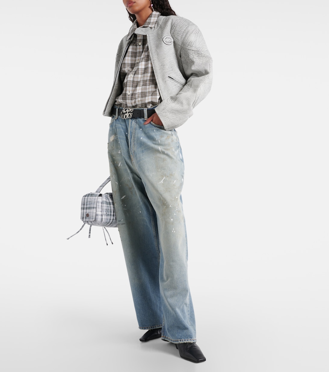 Jean ample 2023F à mi-taille haute | Acne Studios