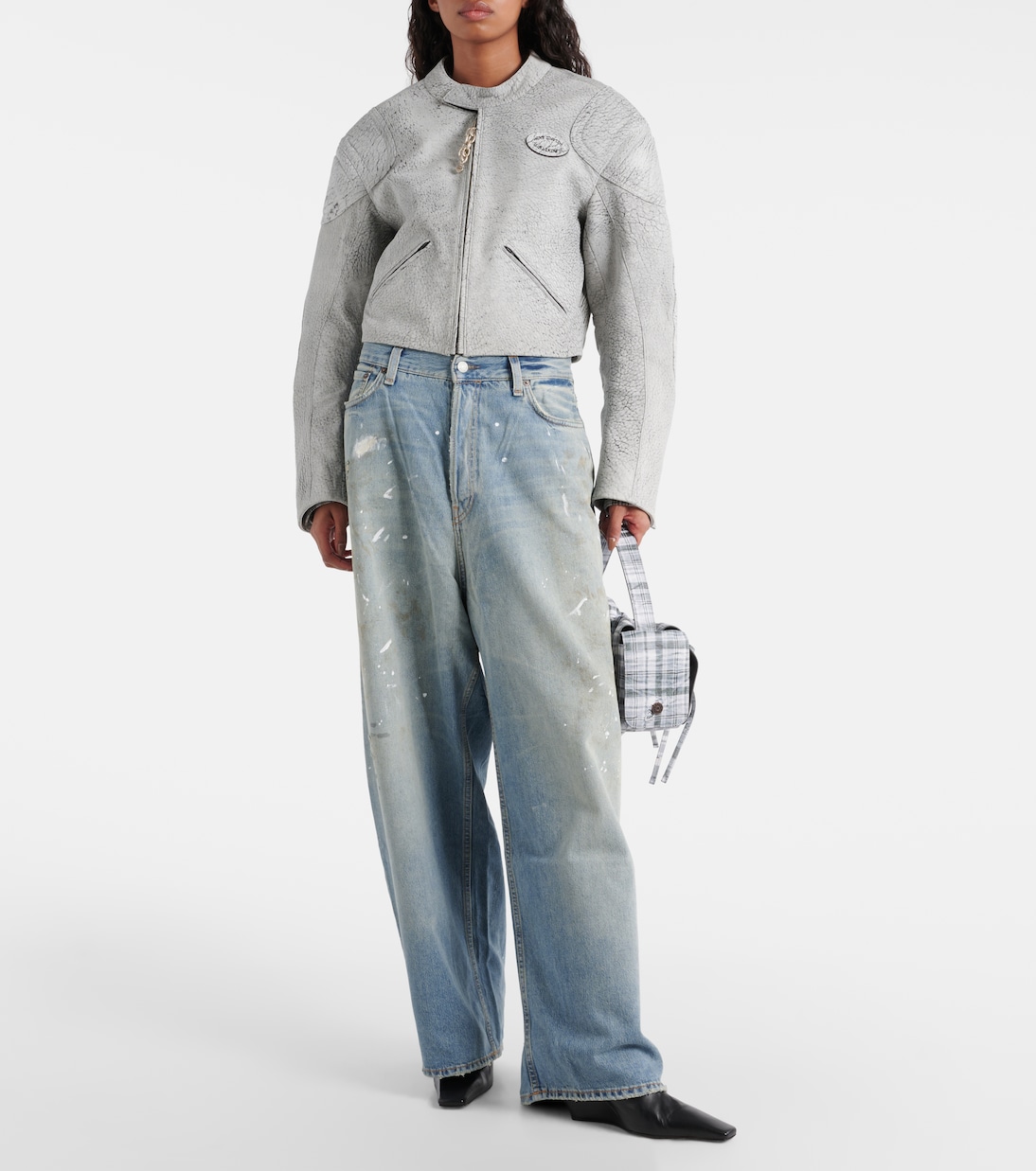 Jean ample 2023F à mi-taille haute | Acne Studios