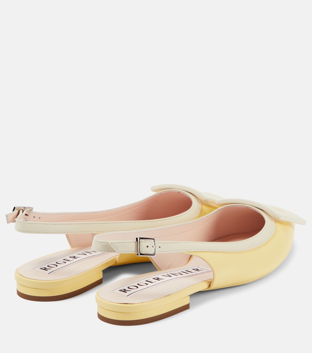 Slingback-Ballerinas Gommettine aus Leder | Roger Vivier