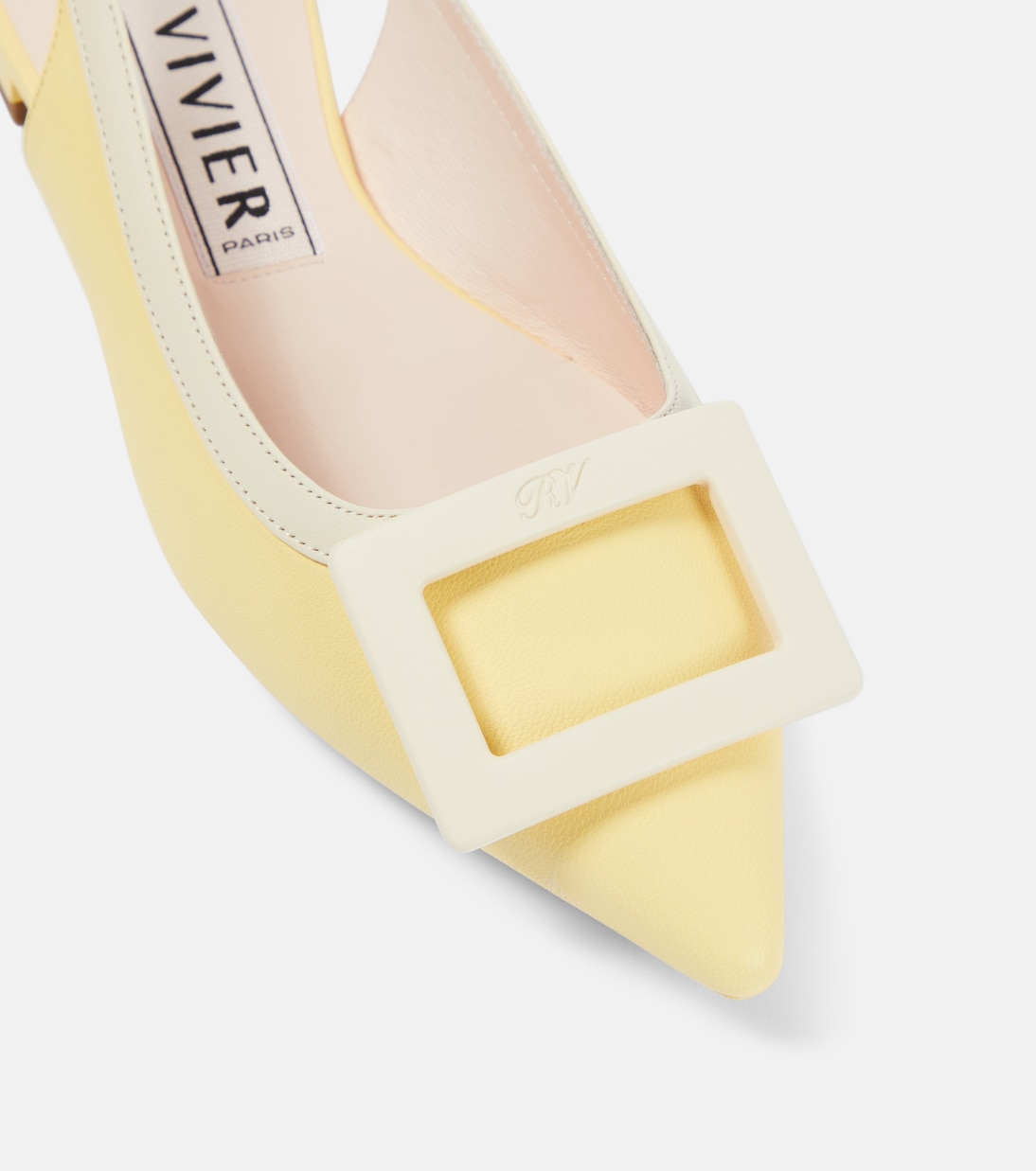 Slingback-Ballerinas Gommettine aus Leder | Roger Vivier