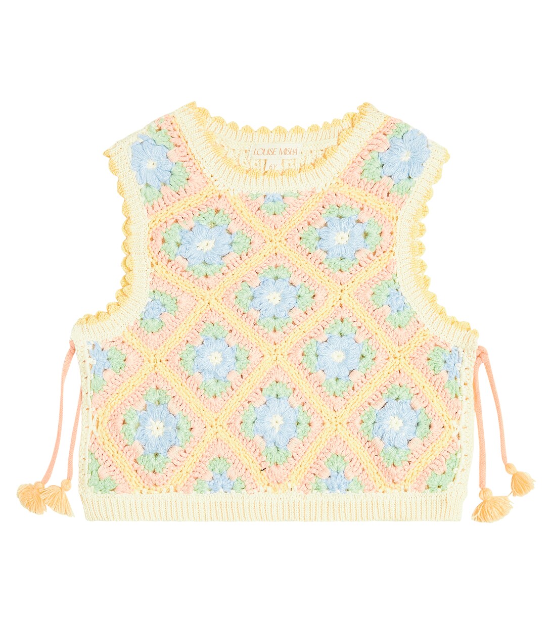 Pull sans manches Rynia en coton mélangé | Louise Misha