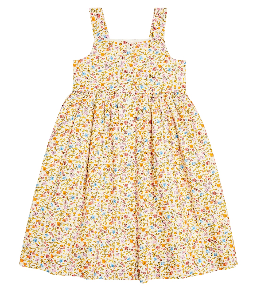 Abito Laly in cotone con stampa floreale | Bonpoint