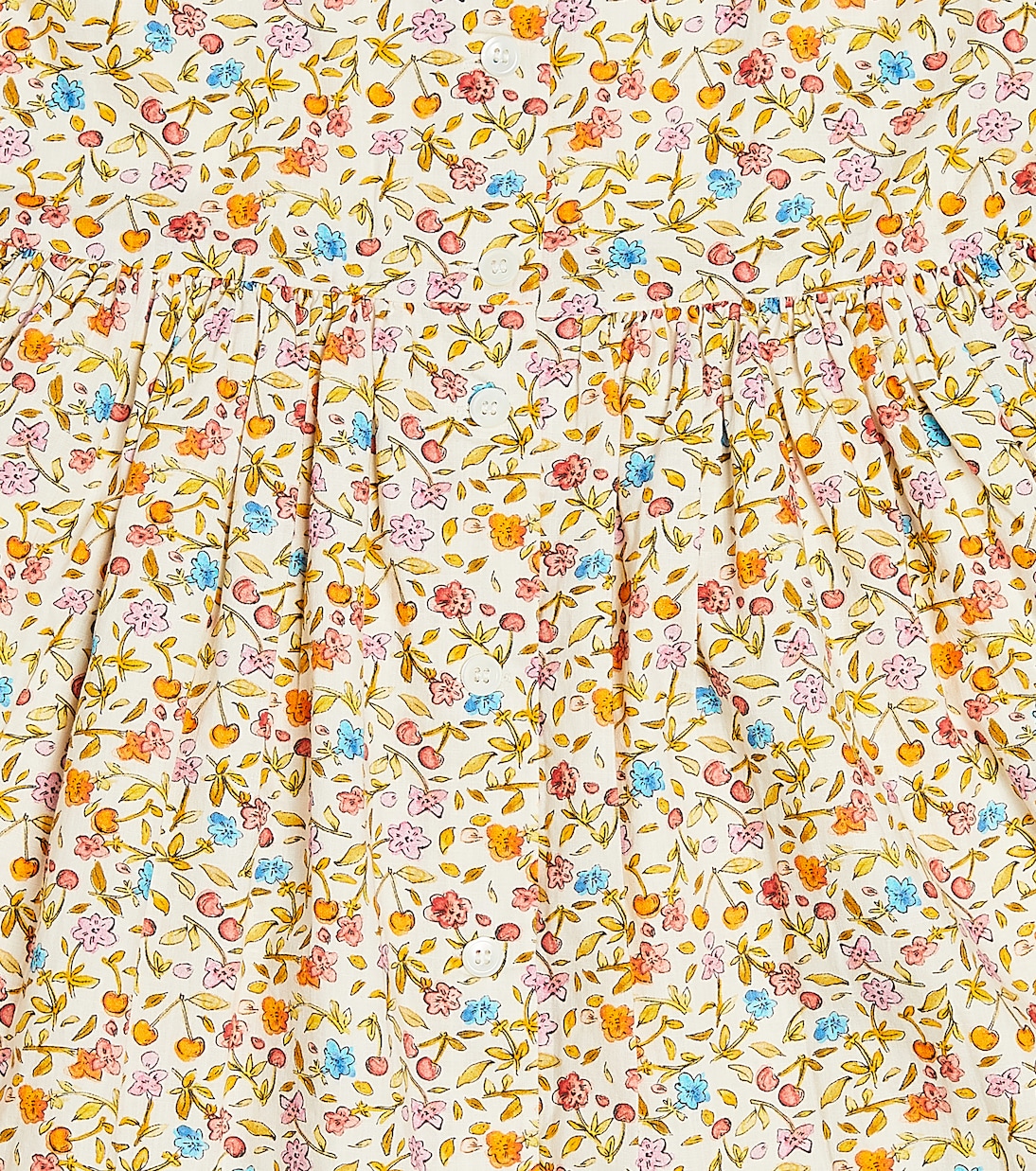 Abito Laly in cotone con stampa floreale | Bonpoint
