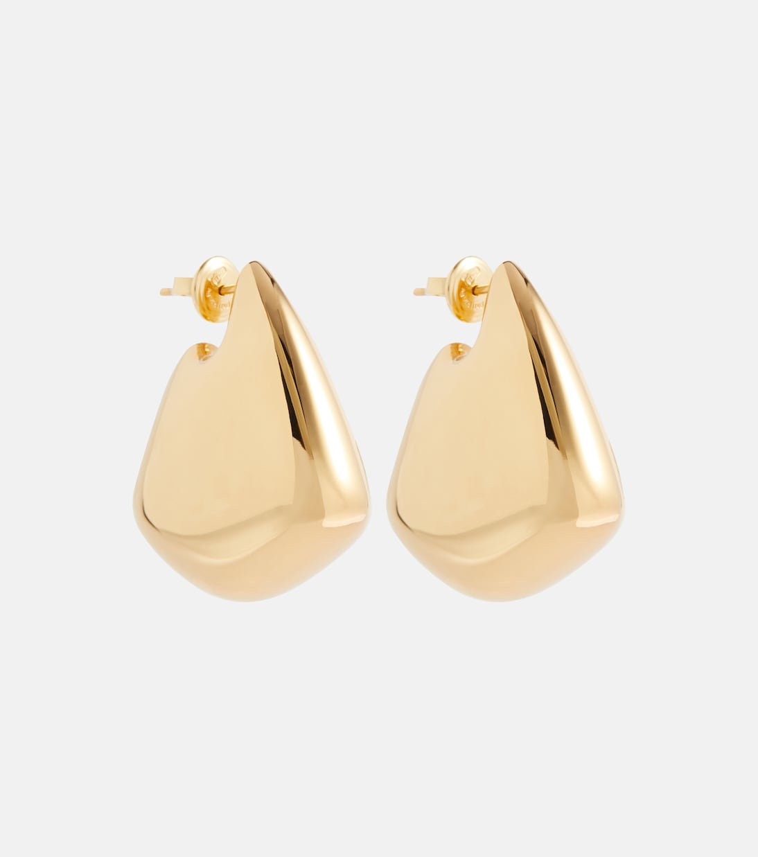 Orecchini Fin Small in argento sterling bagnato in oro 18kt | Bottega Veneta