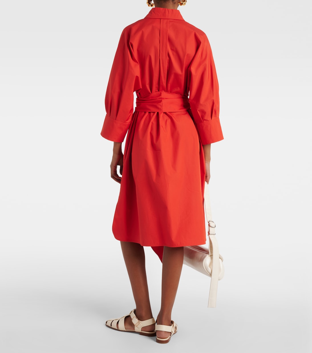 Vestido camisero de popelín de algodón | 'S Max Mara