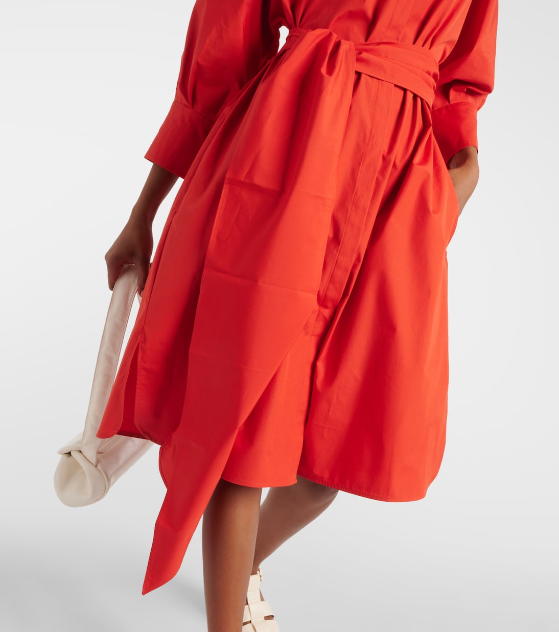 Vestido camisero de popelín de algodón | 'S Max Mara