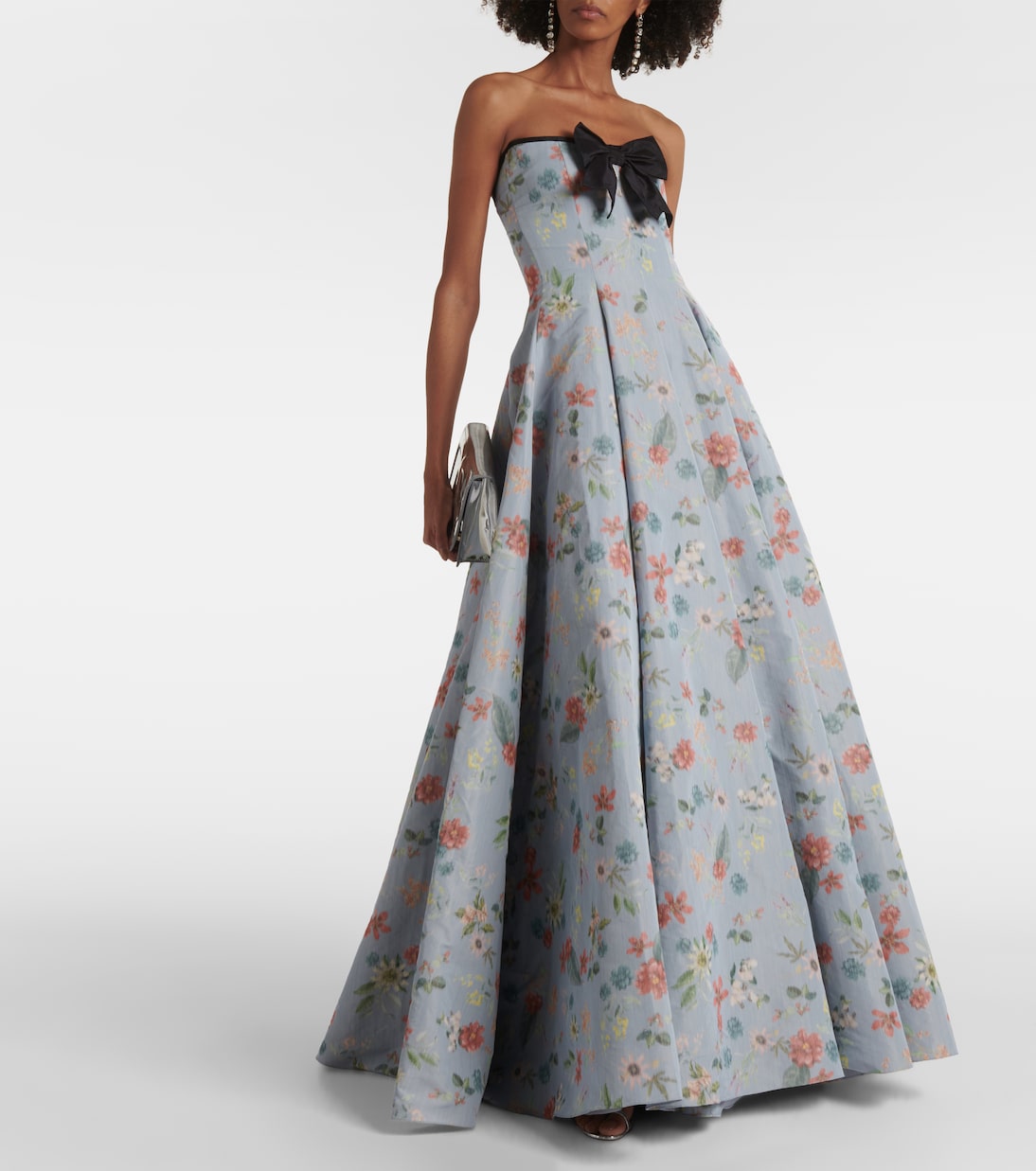 Laila floral panelled gown | Markarian