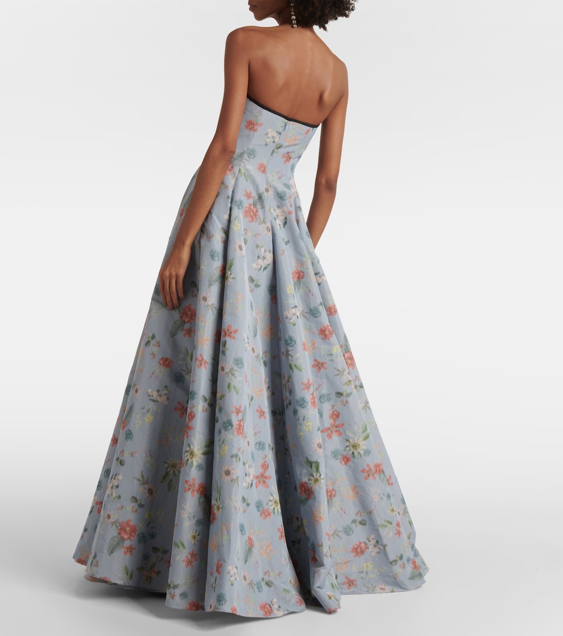 Laila floral panelled gown | Markarian