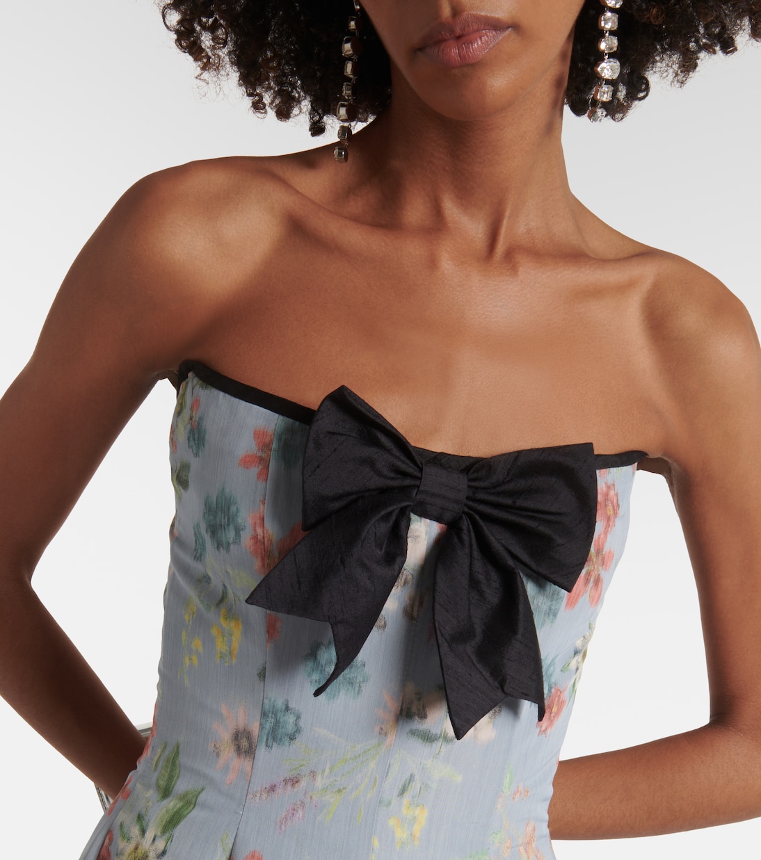 Laila floral panelled gown | Markarian