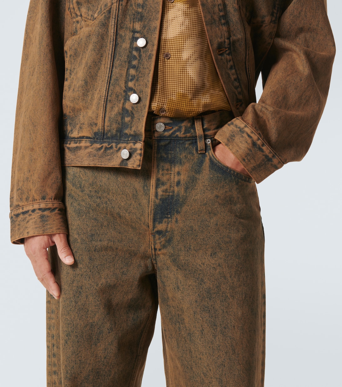 Faded wide-leg jeans | Dries Van Noten