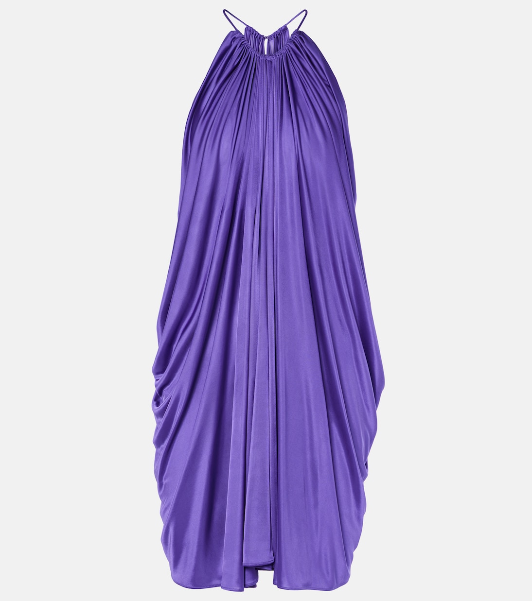 Vestido corto fruncido de jersey | Tom Ford