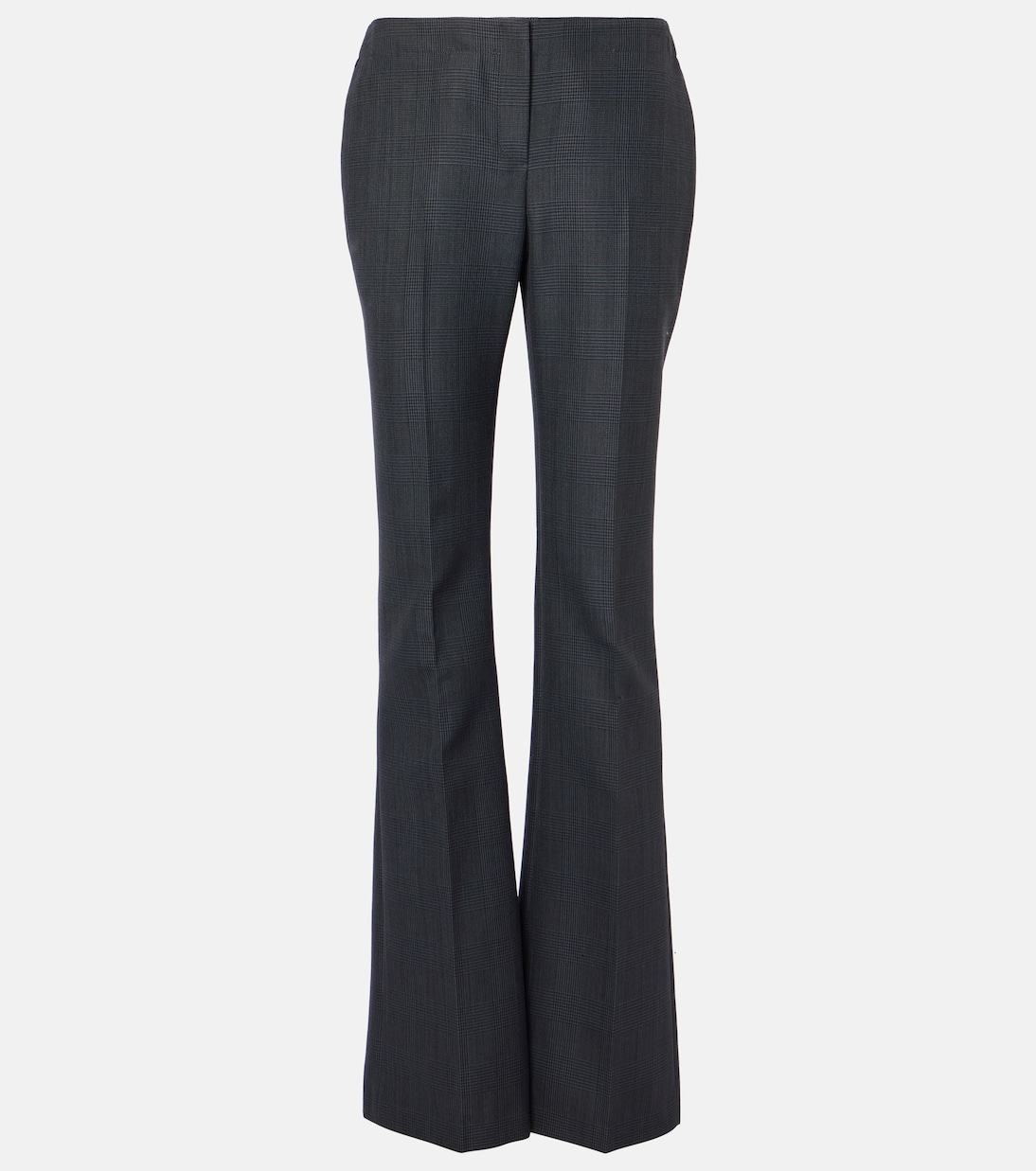 High-rise wool bootcut pants | McQueen