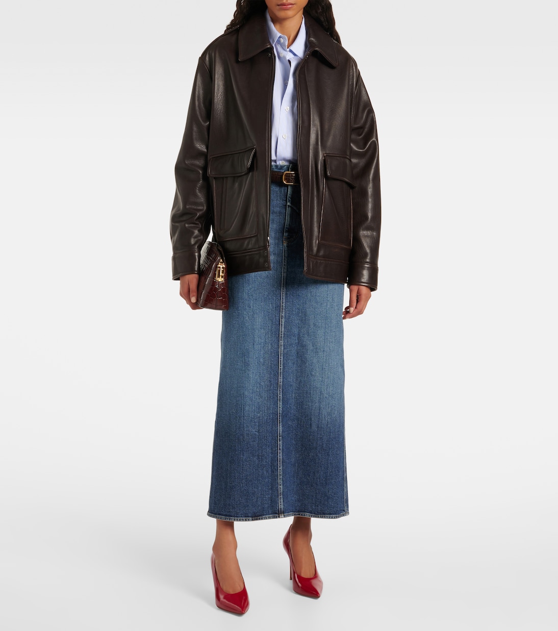 High-Rise-Jeansrock | Ralph Lauren Collection