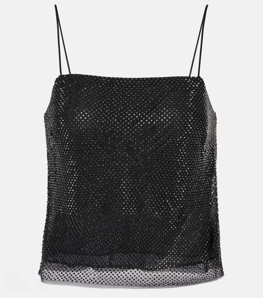 Camisole in chiffon di seta con cristalli | Roland Mouret