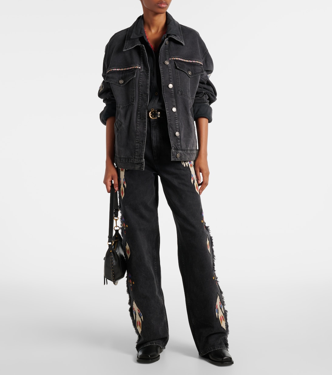 Jeans a gamba larga Maella con stampa | Marant Etoile