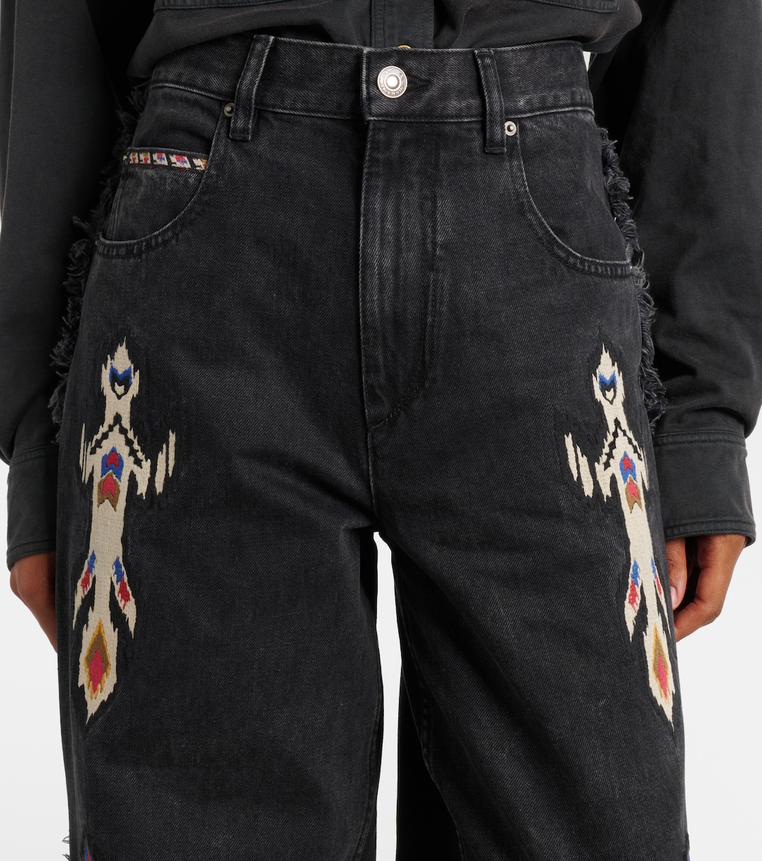 Jeans a gamba larga Maella con stampa | Marant Etoile