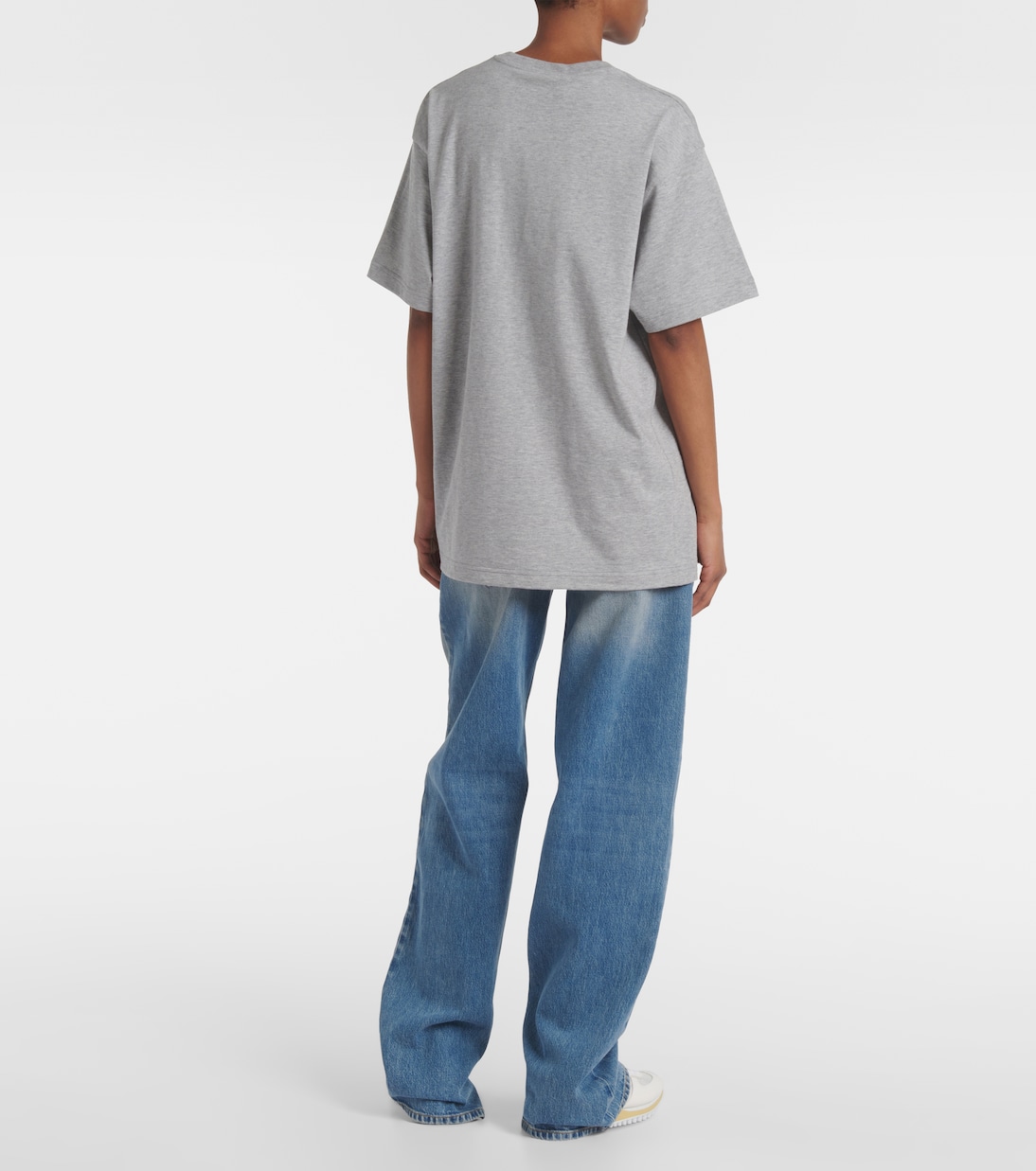Camiseta de jersey de algodón con logo | Gucci