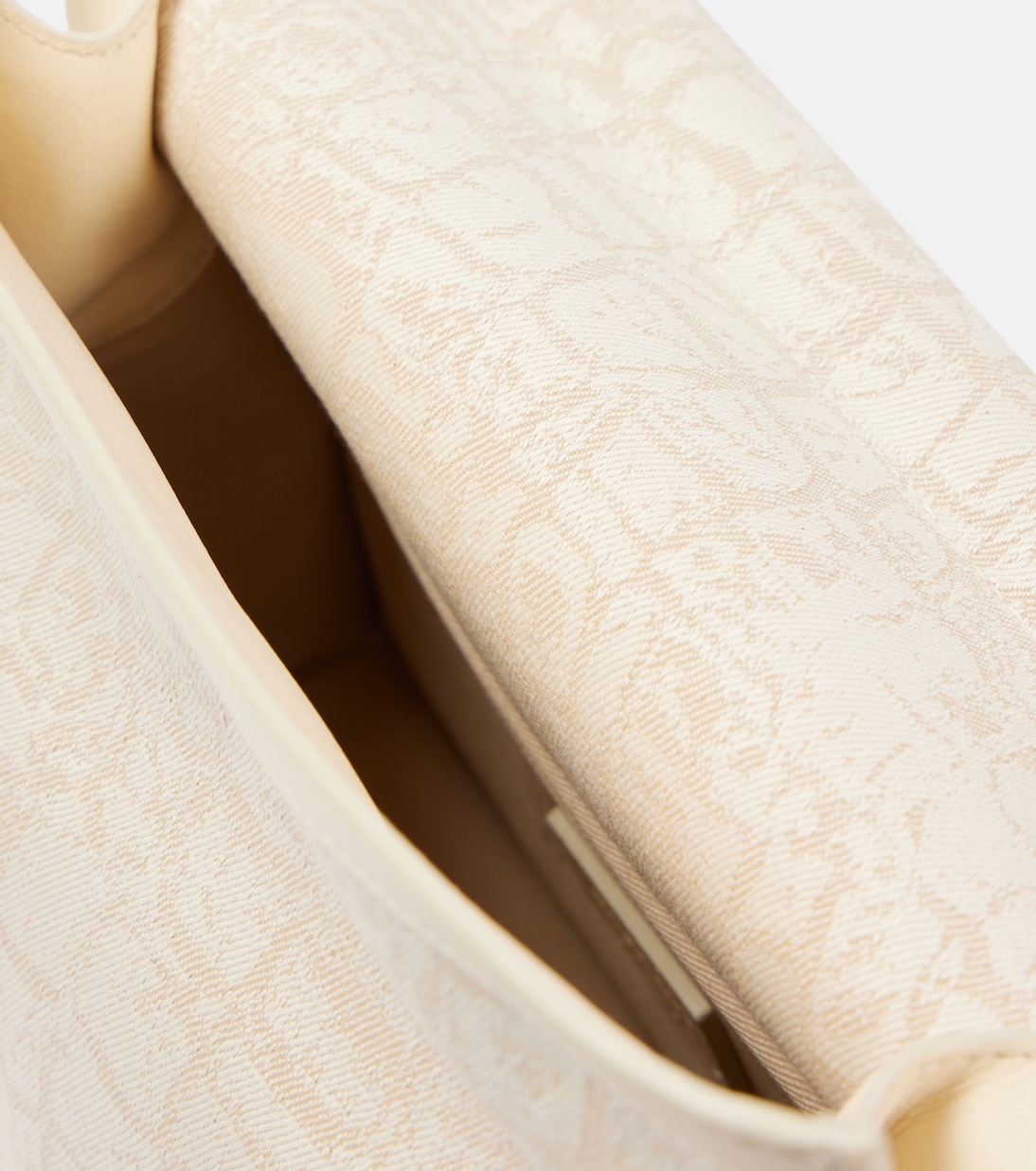 Clutch Rond Carré in canvas con pelle | Jacquemus