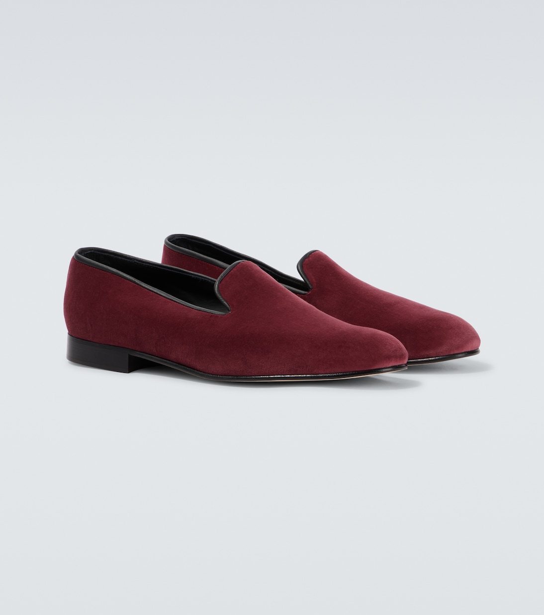 Mocassini Albert in velluto | George Cleverley