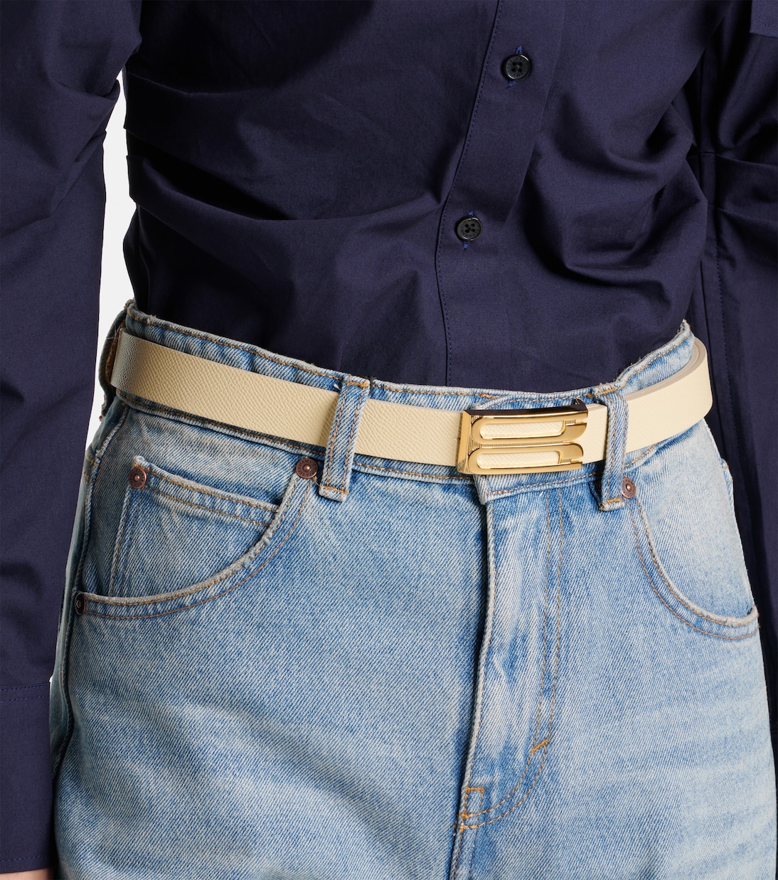 Cintura Frame in pelle | Victoria Beckham