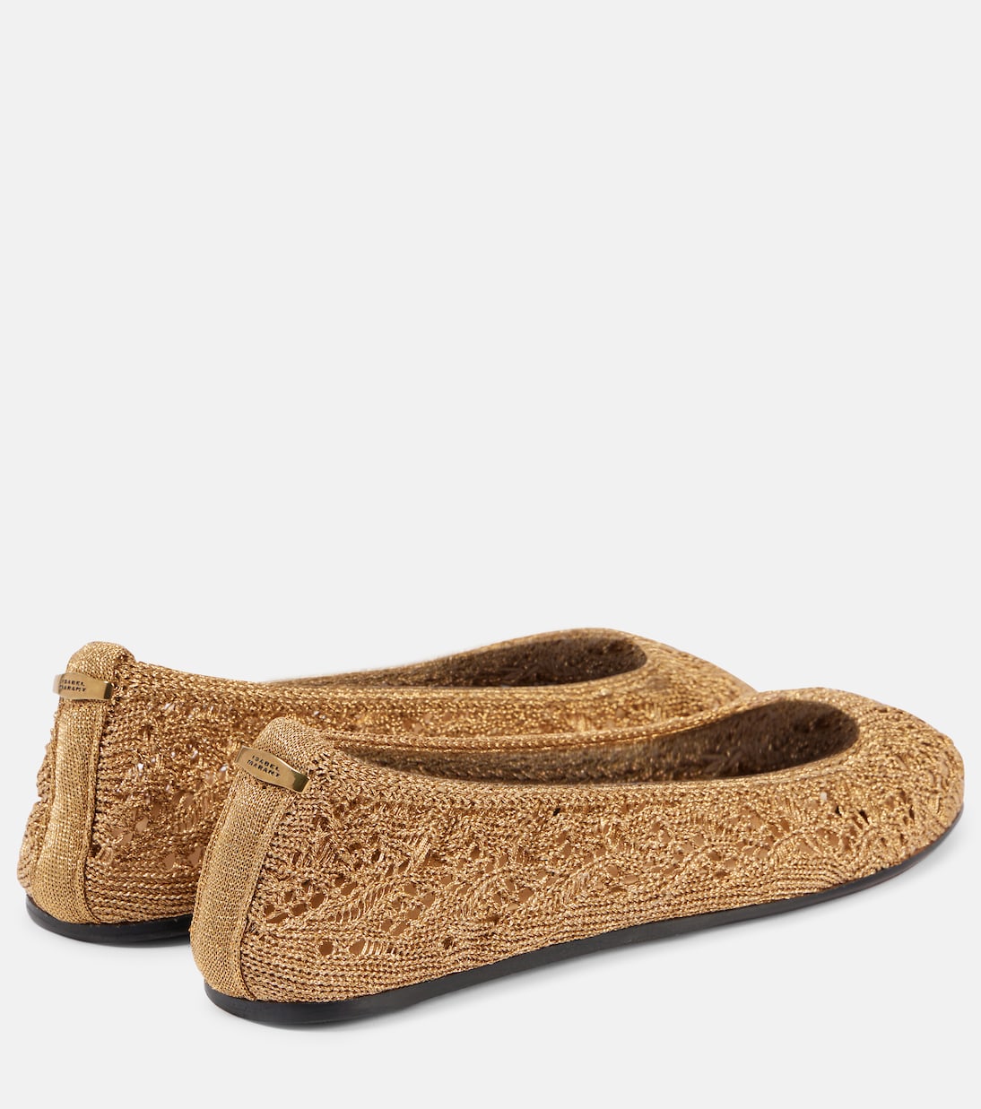 Scarpe ballerine Belna in metallizzato di ISABEL MARANT per uno stile giovane e trendy