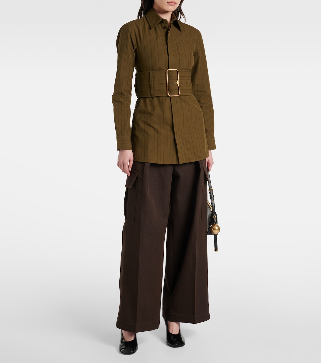 Chaqueta de algodón con cinturón | Burberry