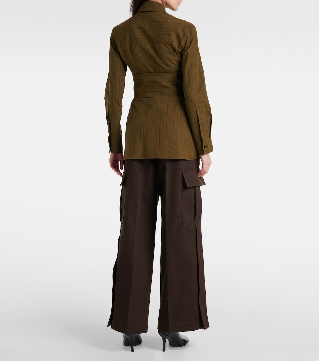 Chaqueta de algodón con cinturón | Burberry