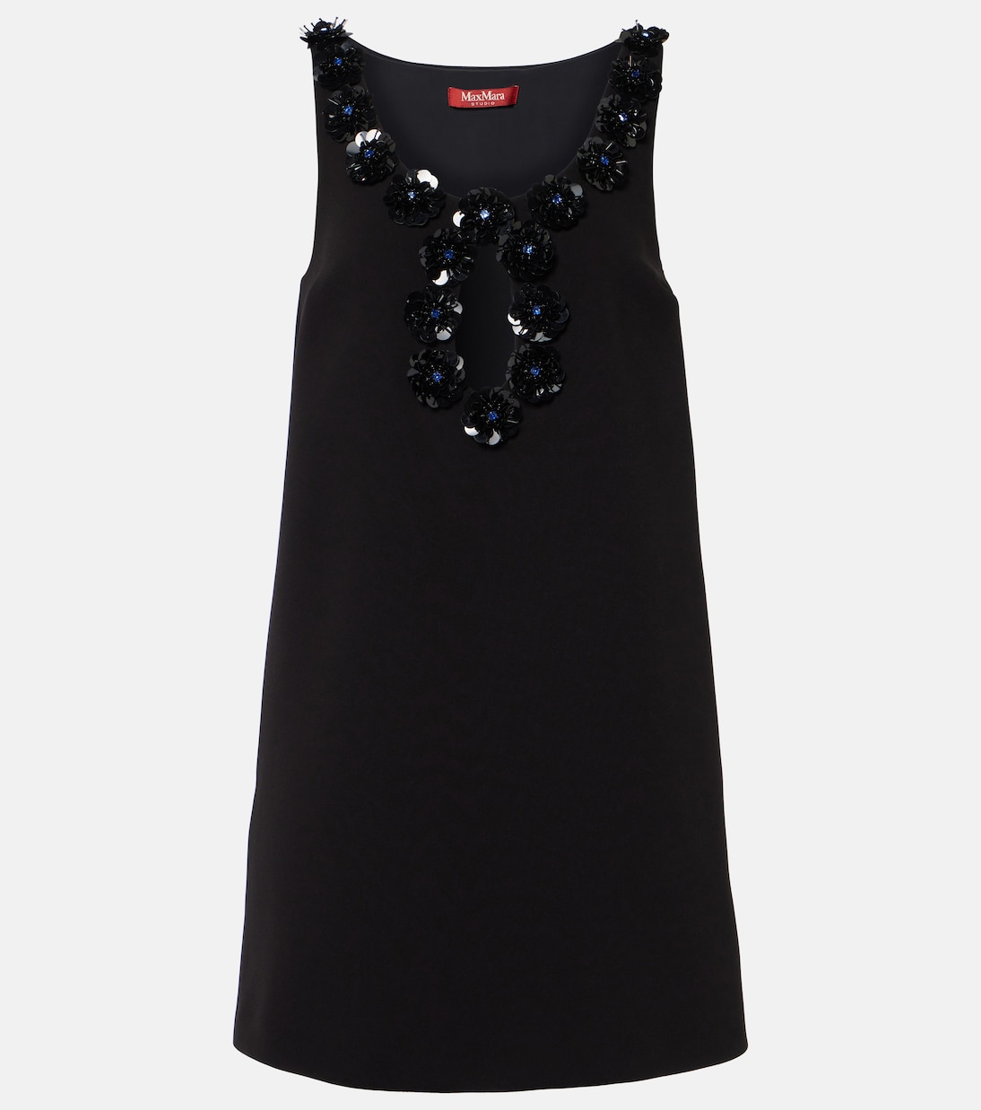 Abito corto Delis in crêpe con paillettes | Max Mara