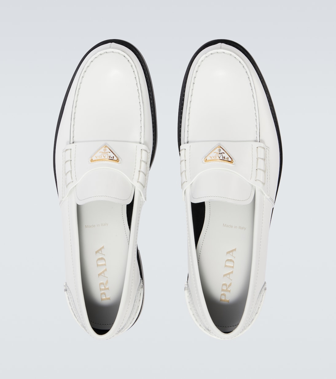 Loafers aus Leder | Prada