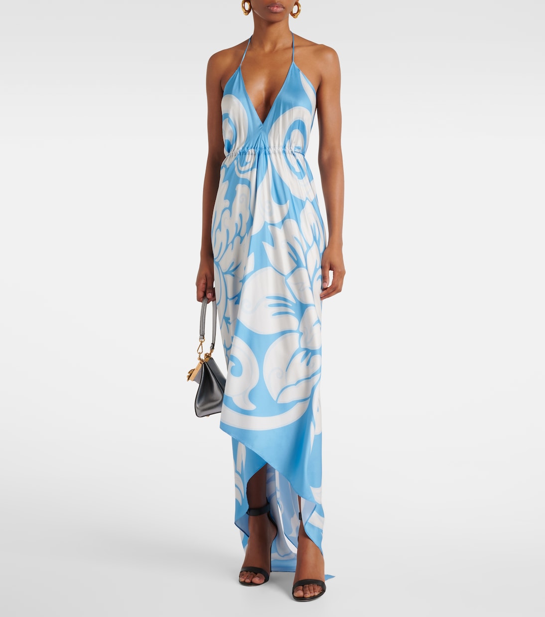 Abito midi in seta con stampa | Etro