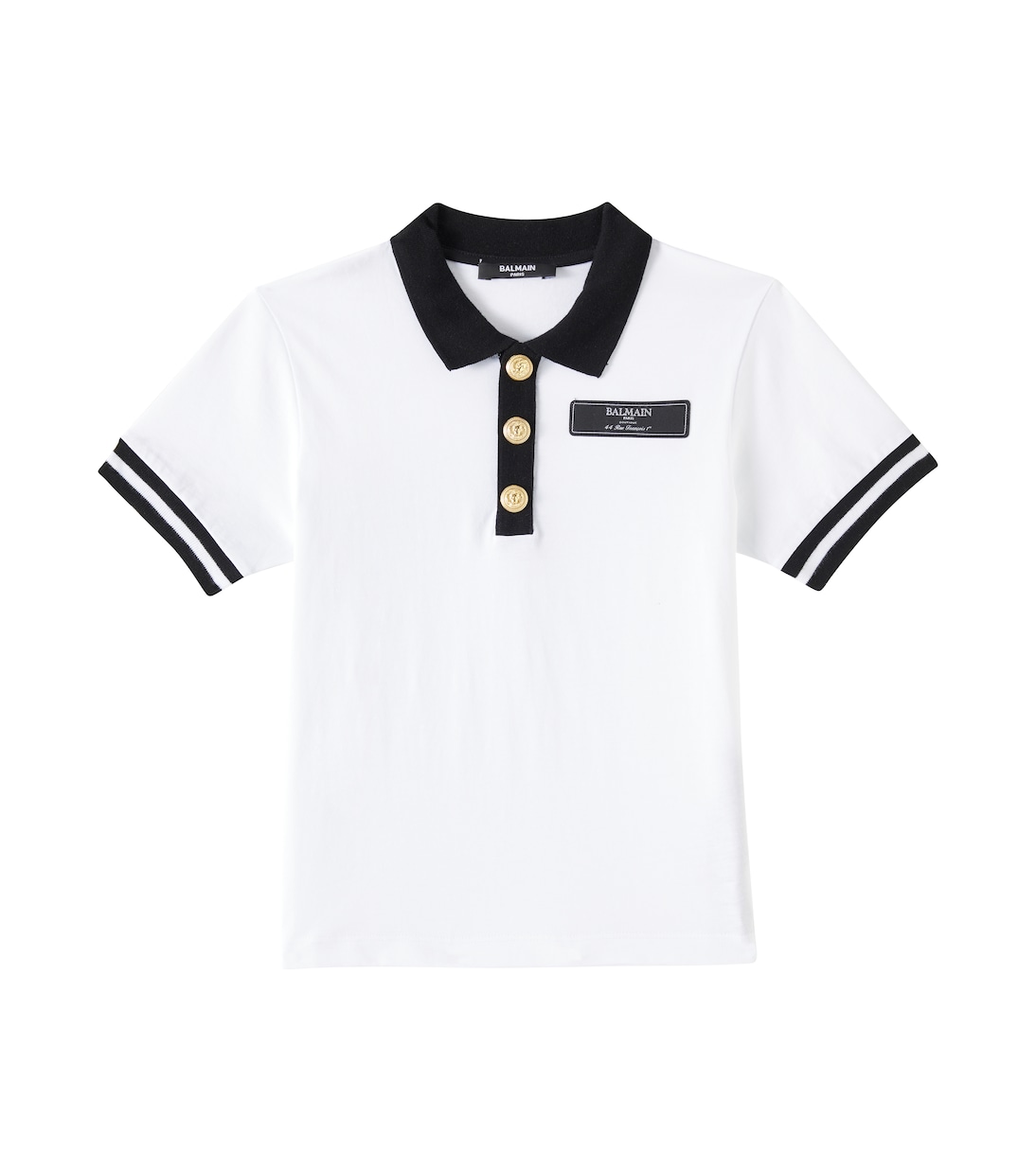 Polohemd aus Baumwolle | Balmain Kids