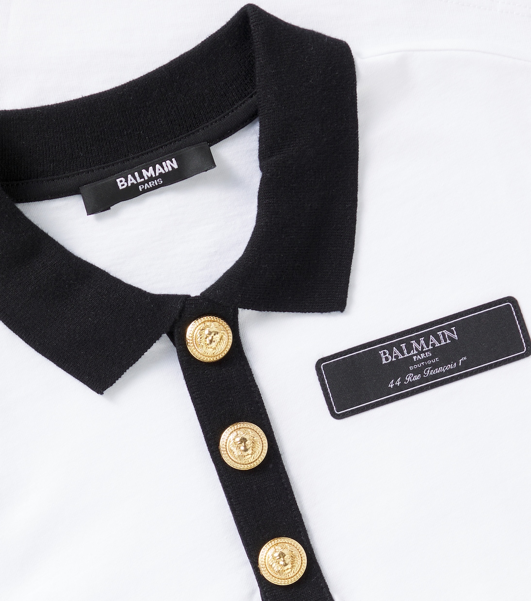 Polohemd aus Baumwolle | Balmain Kids