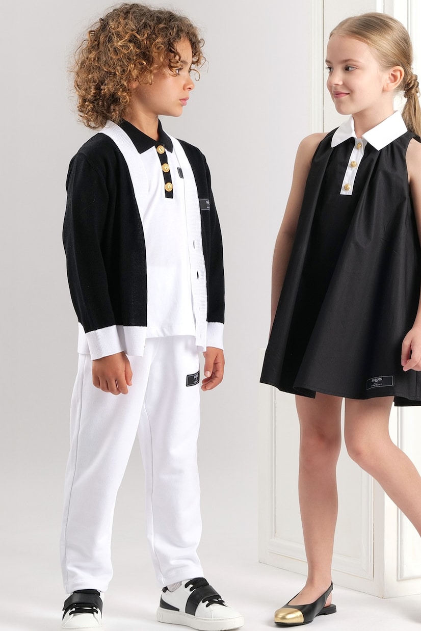 Polohemd aus Baumwolle | Balmain Kids