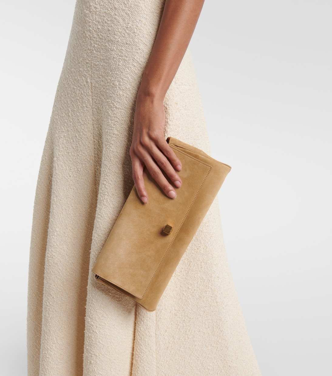 Pochette Audrey en daim | Khaite